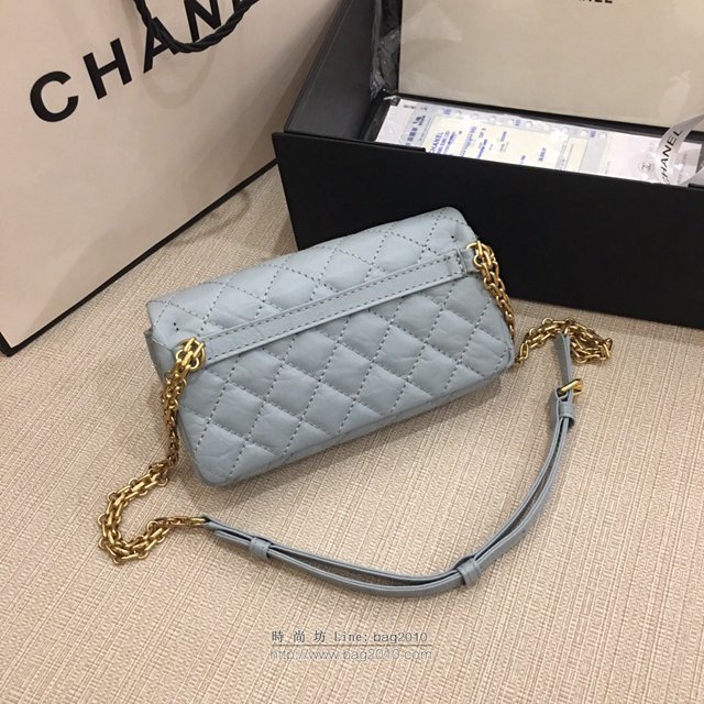 Chanel女包 57791# 2018新款腰包 香奈兒小方包 Chanel鏈條斜挎小包  djc3073